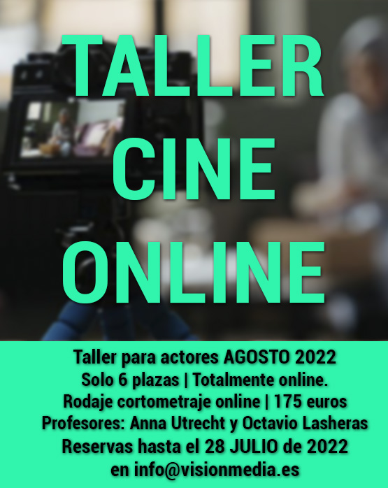 Cartel Talleres Cine Online Agosto 22